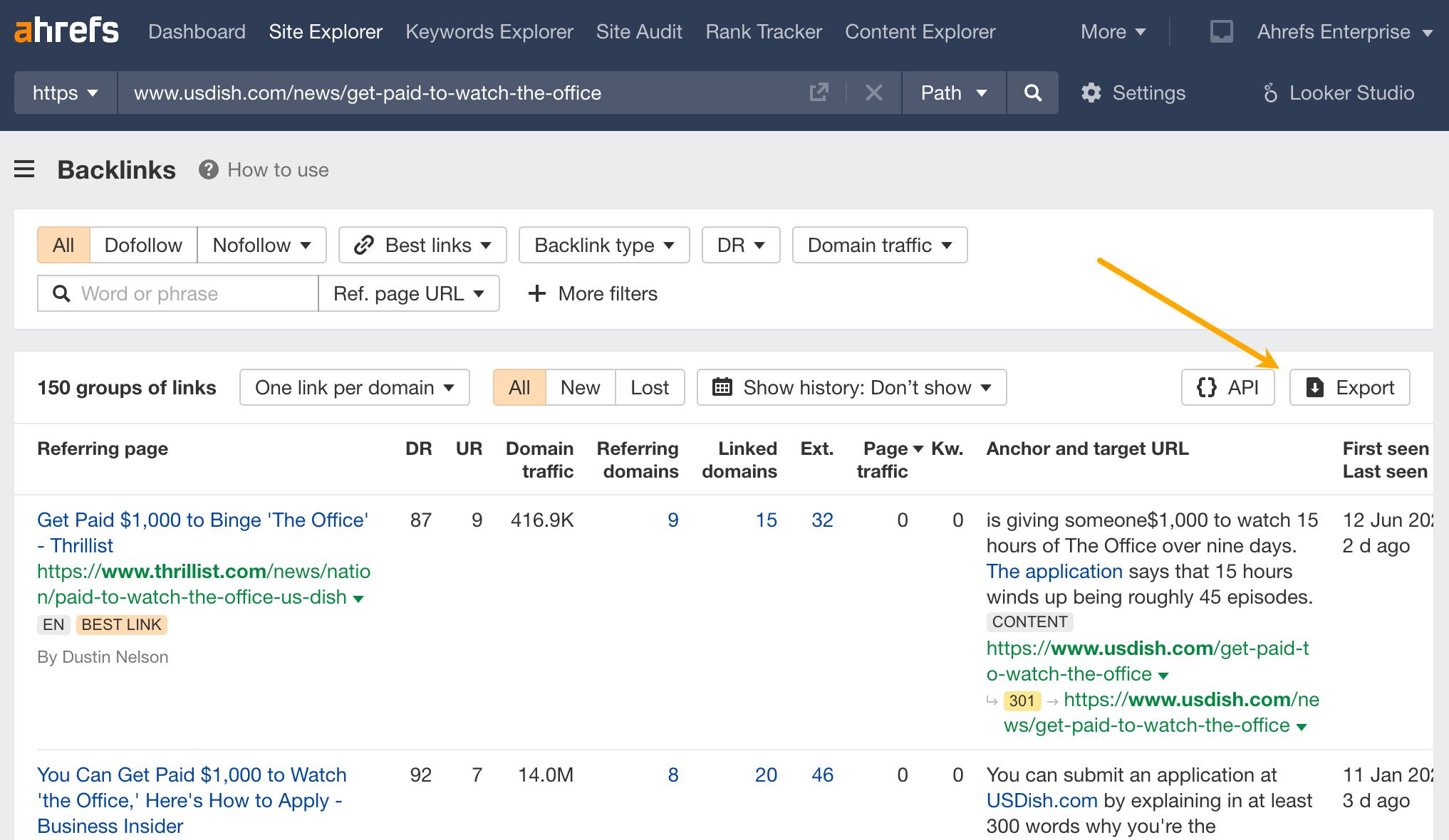 Find people linking to similar campaigns in Site Explorer, then reach out to them