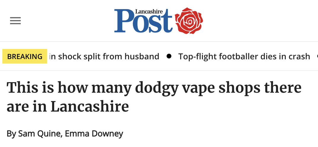 Lancashire Post article that links to the campaign