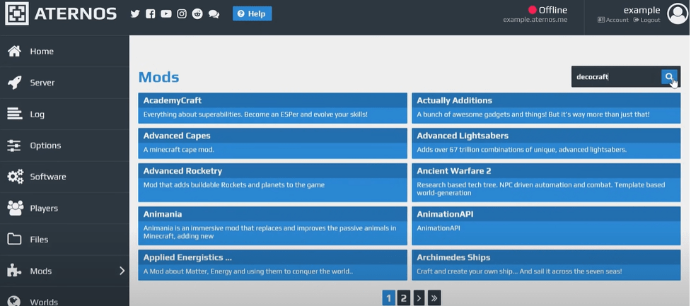 3+ Best Free Minecraft Server Hosting Provider in '2025' 29 Search for Decocraft at the search bar