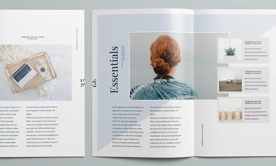 Inspiration Product Catalog Template Adobe InDesign Free to Download
