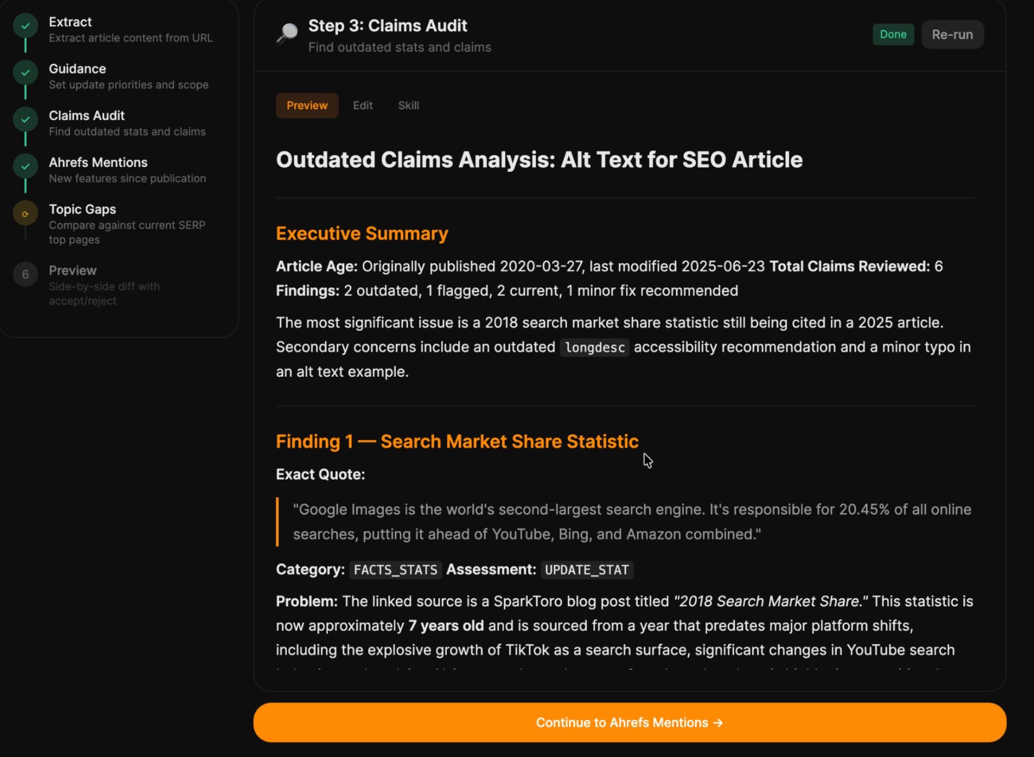 Letaido update old articles automation
